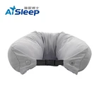 2019 Travel U-Shape Natural Latex Priticle U Shape Lumbar Travel Inflatable Neck Pillow