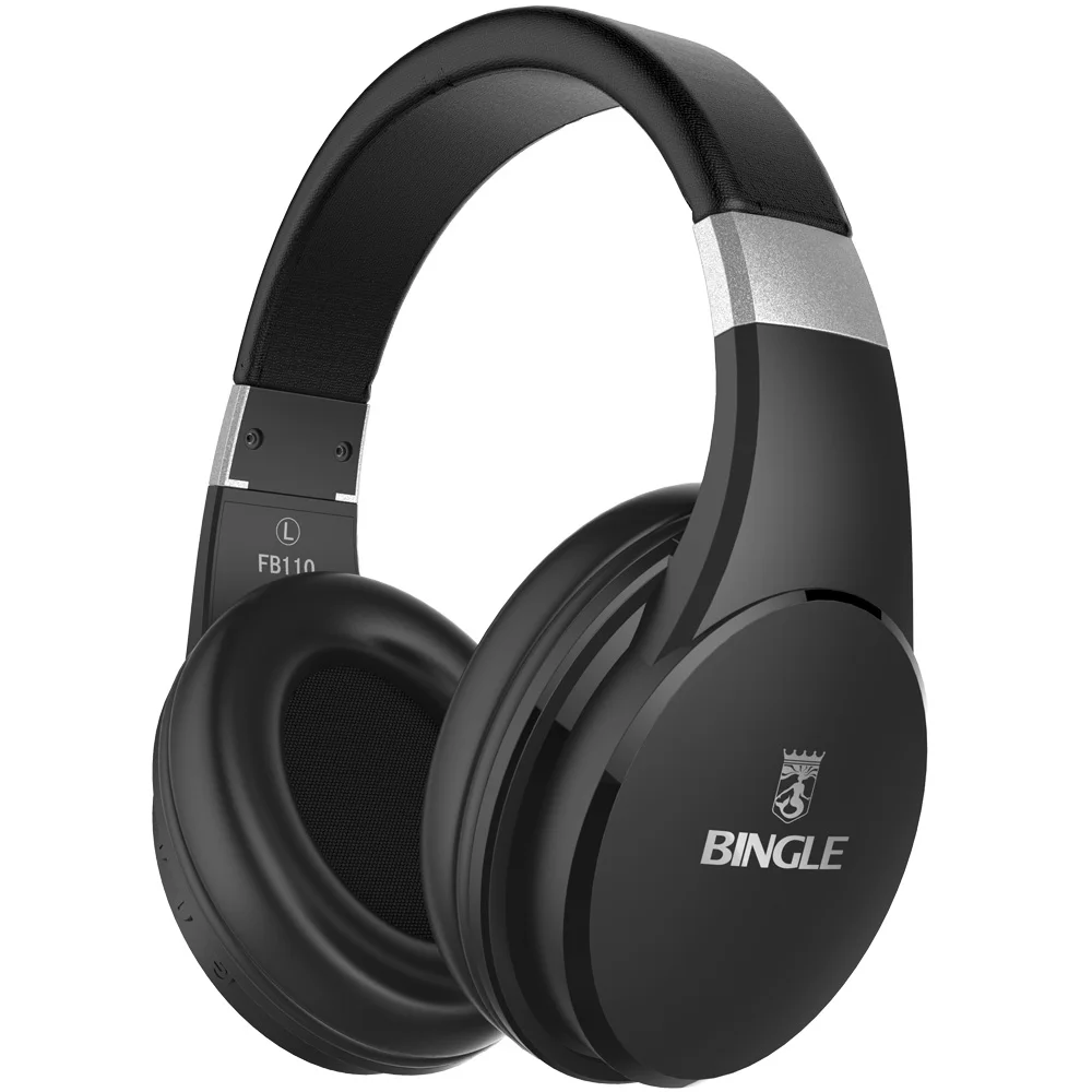 

Bingle Fb110 High Quality Super Bass Stereo 3D Surround Over Ear Head Phone 3.5mm Wired Wireless Bluetooth Headphones Wholesale, White/black