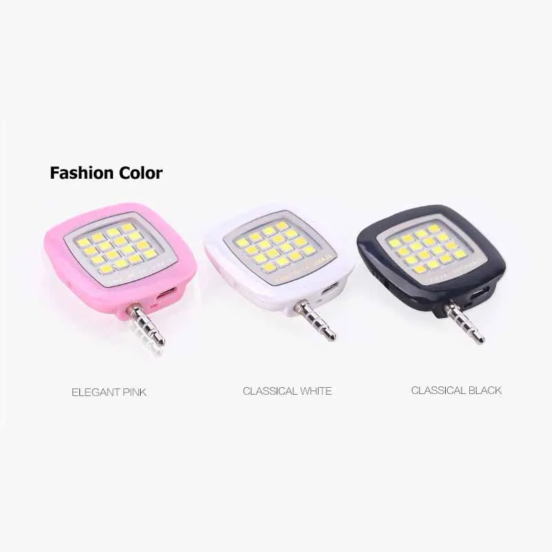 RK05 Mobile Phone LED Flash Light Adjustable Fill light For iPhone 7 6s and Android Phones Mini Selfie Sync Flashlight 16 LED
RK05 Mobile Phone LED Flash Light Adjustable Fill light For iPhone 7 6s and Android Phones Mini Selfie Sync Flashlight 16 LED