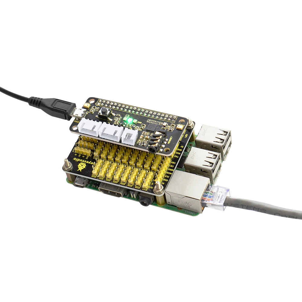 keyestudio respeaker 2-mic pi hat v1.0 for raspberry pi