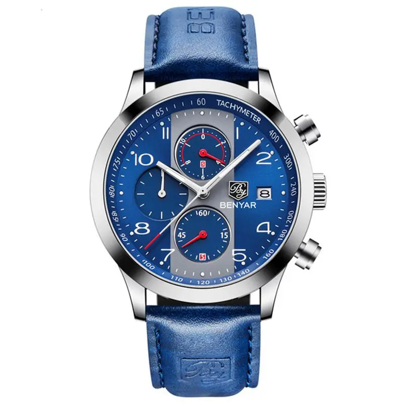 NEW Fashion Men's Wristwatches Top Brand BENYAR Sport Military Quartz Mens Watches Luxury Business Male Watch
NEW Fashion Men's Wristwatches Top Brand BENYAR Sport Military Quartz Mens Watches Luxury Business Male Watch