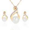 latest design freshwater natural cultured pearl set earring and necklace jewellery jewelry pearl set