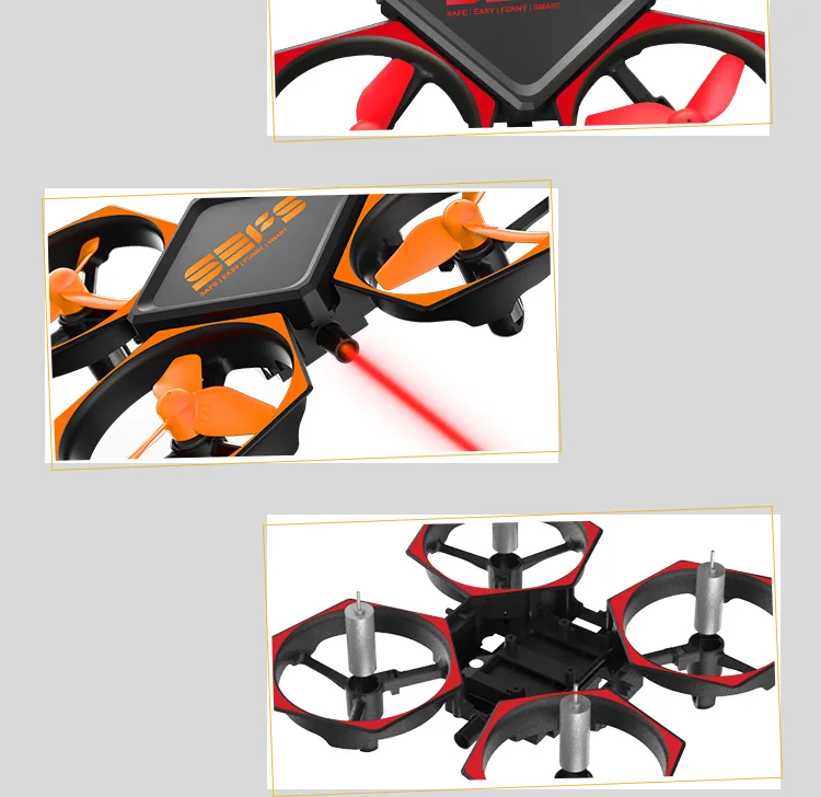 Set of 2 rc mini quadcopter for battle
