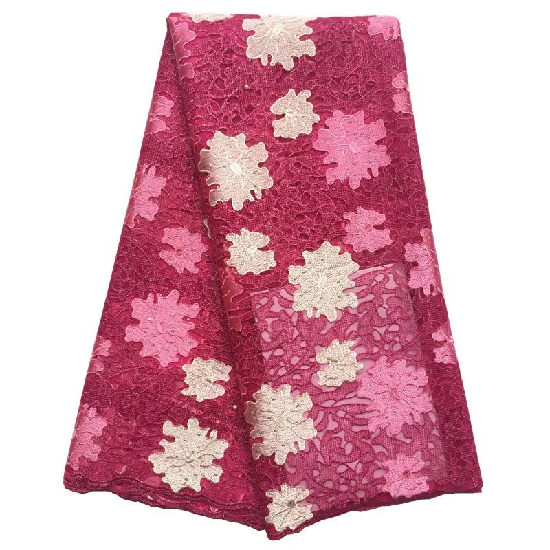 Thailand lace fabrics dresses for women 2016 embroidered mesh frican fabrics HY0455
Thailand lace fabrics dresses for women 2016 embroidered mesh frican fabrics HY0455
