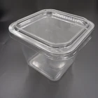 take away PP PET plastic fruit box disposable food containers