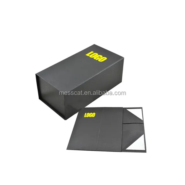 odm and oem black gift box with high grade gift box cardboard