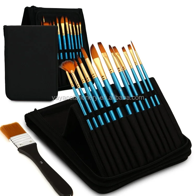 acrylic paint brushes