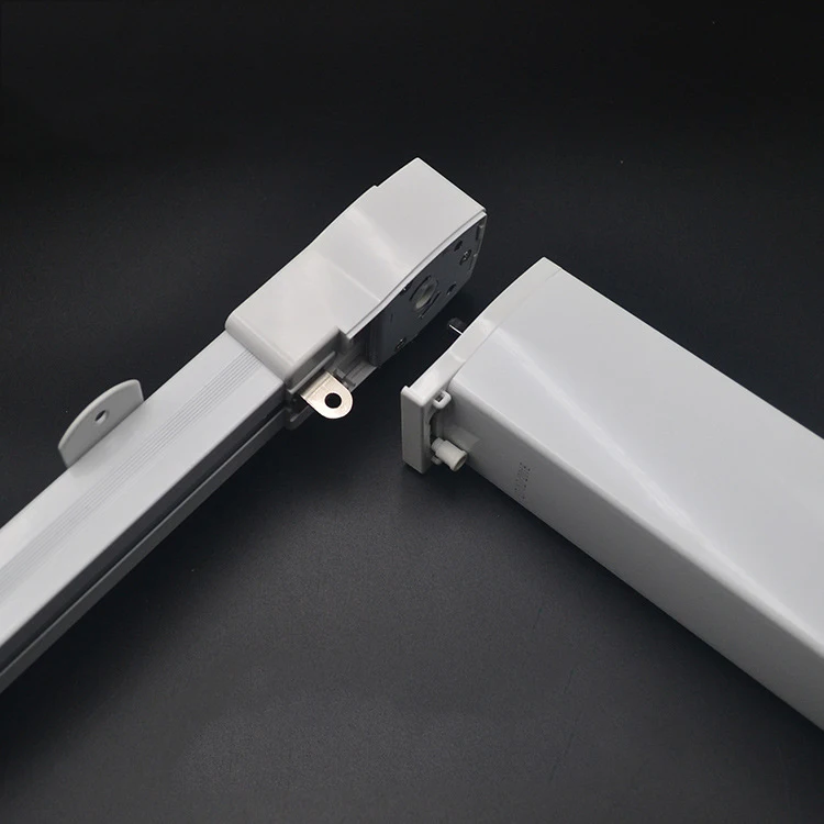 Yuxuan High Quality Electric Motorized Curtain Track System With Electric Curtain Motor, Ivory white
Yuxuan High Quality Electric Motorized Curtain Track System With Electric Curtain Motor, Ivory white