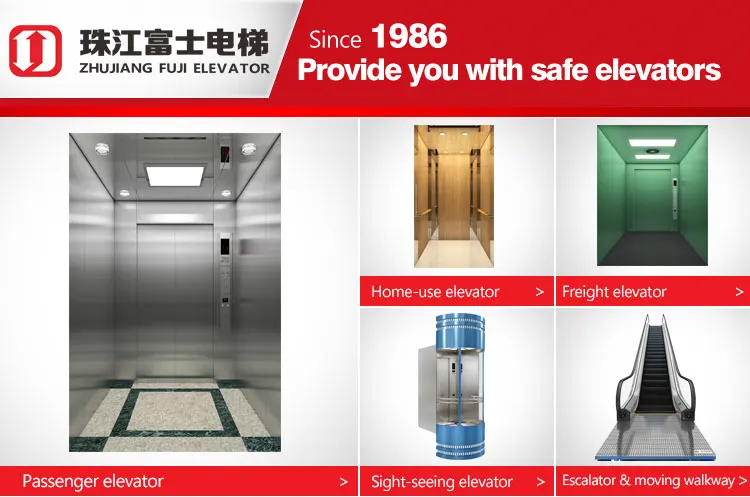 Fuji japan elevator manufacturer business elevator 10 person passenger elevator