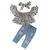 Cheap China Wholesale Kid Girl Clothing Leopard Clothes Set Of Online Shopping