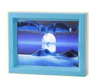 Creative Home Decoration Glass Craft 3D Moving Sand Art Picture