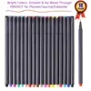 0.4mm tip fineliner color Pen Set colored Sketch Drawing Pen