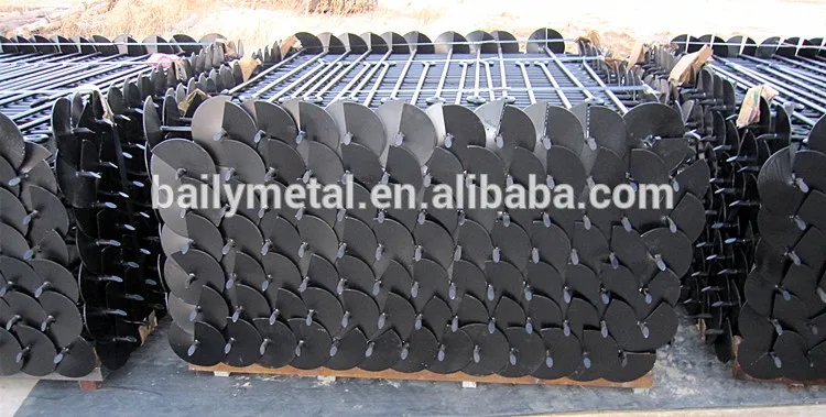 Good price factory supply powder coated screw earth anchor for fence Oceania Markets