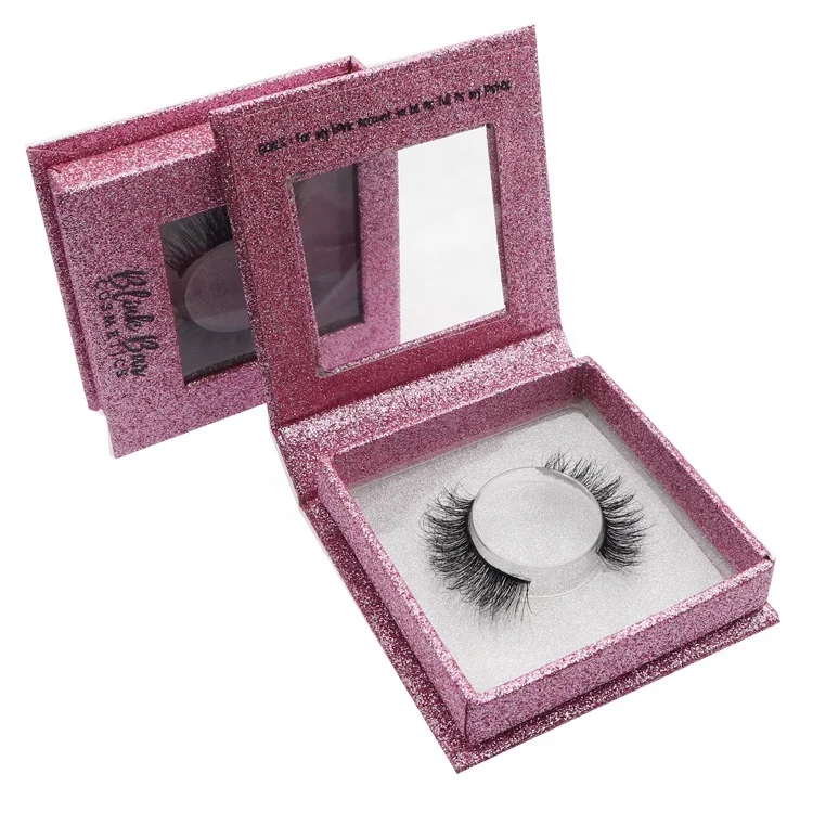False eye lashes private label lashes with glitter packaging square eyelashes box packaging, Black
False eye lashes private label lashes with glitter packaging square eyelashes box packaging, Black