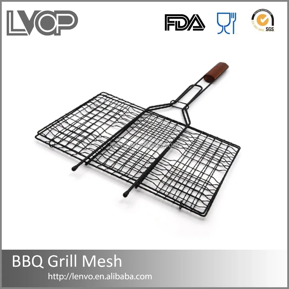 BBQ-GM014 Best sell stainless steel crimped wire mesh for roast barbecue grill wire netting