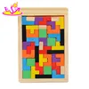 2017 Best design classic building toys wooden tetris game for kids education W14A169
