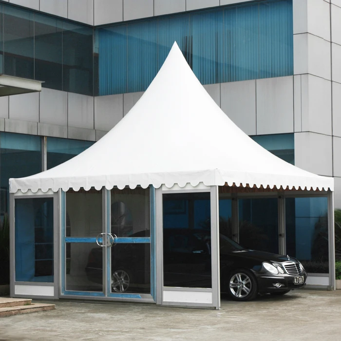 Waterproof pole 8 persons tent fast Delivery portable pagoda folding tents