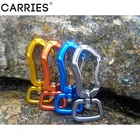 aluminum carabiners Camping Hike Clip Hook Key Chain Fob Keyring Keychain