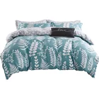 Newest design flower pattern cotton quilt cover bedsheet bedding set