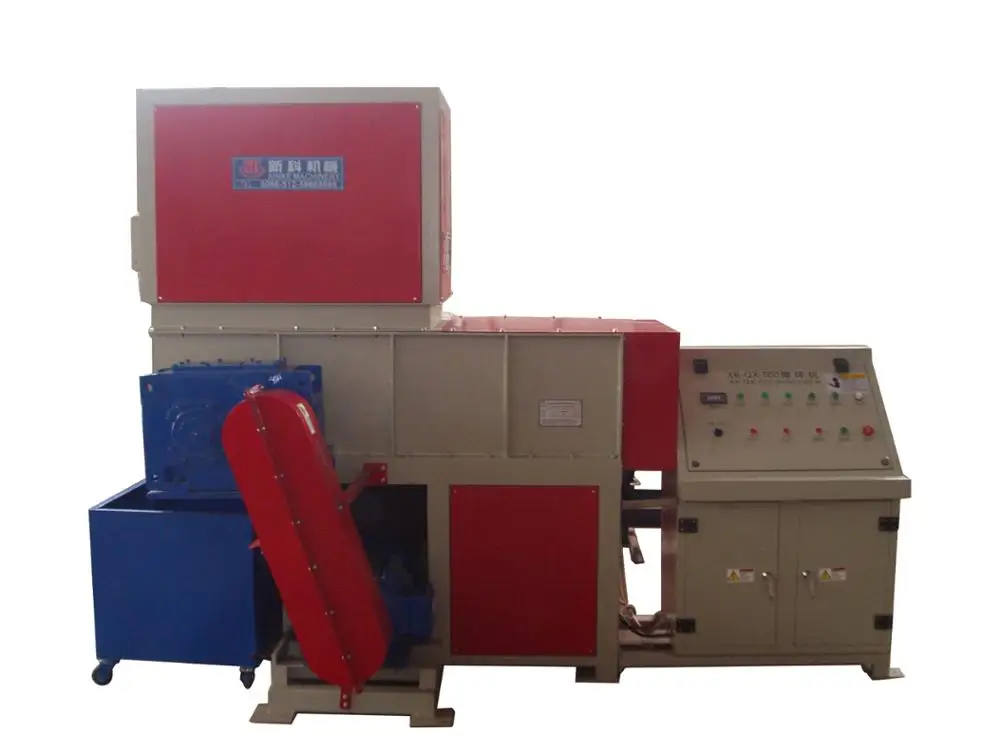 Industrial plastic shredder tire shredder machine