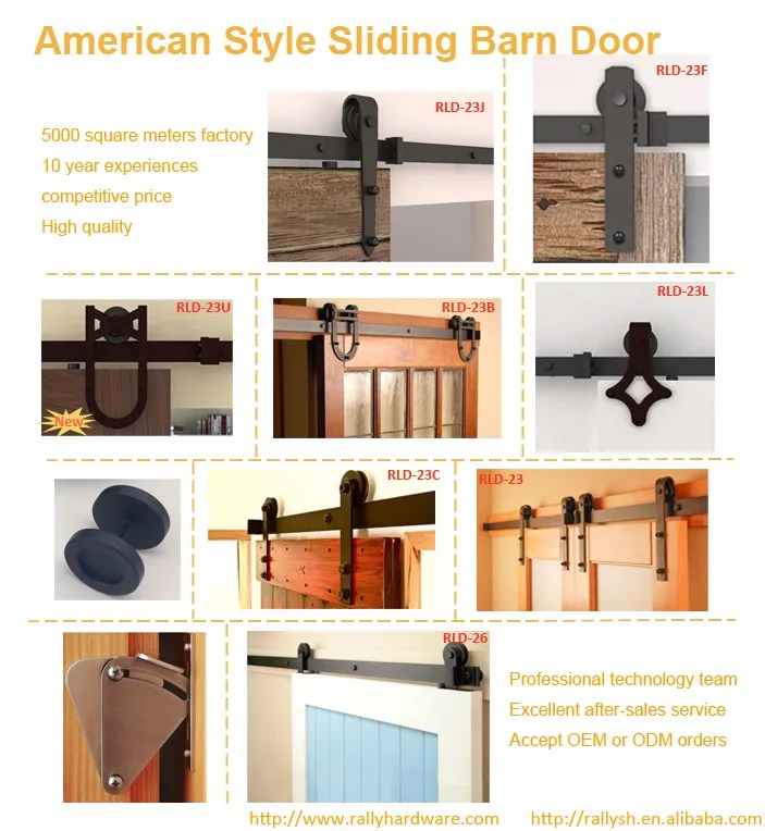 Satin Nickel Brushed Stainless Steel Sus304 Modern Barn Wood Sliding Door Hardware Track Kit for Master Bathroom Double Door