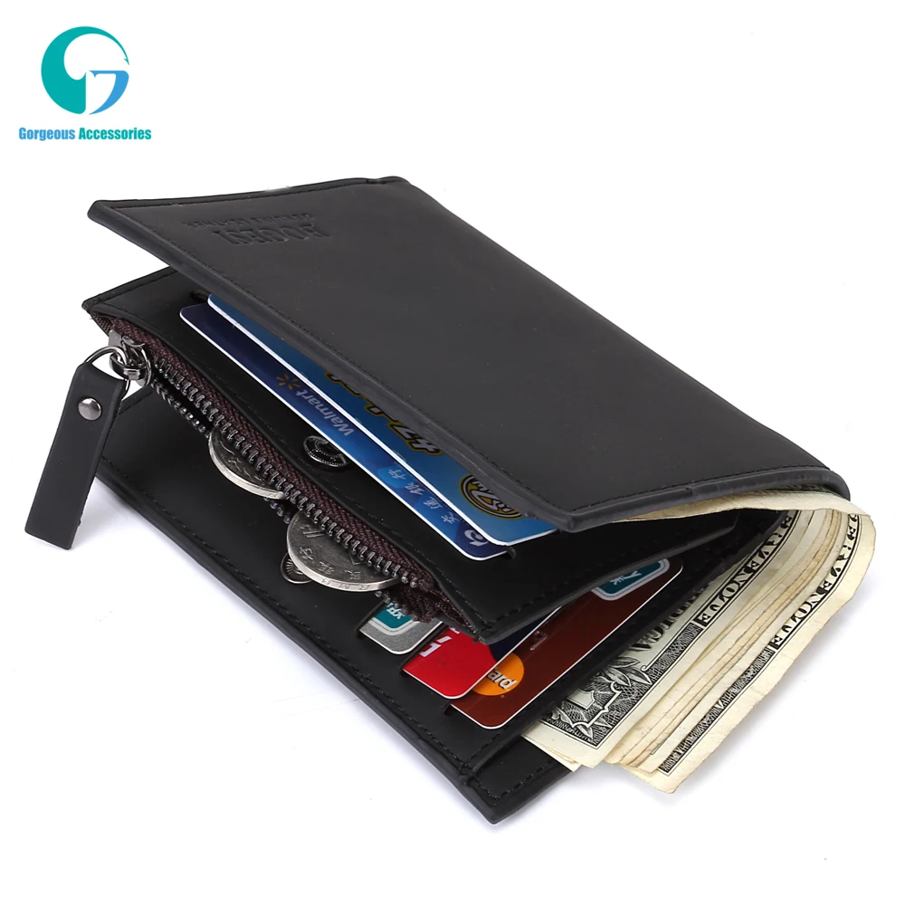 New Stylish High Capacity PU Leather Small Men Wallet With Coin Bag, Black /blue / coffee
New Stylish High Capacity PU Leather Small Men Wallet With Coin Bag, Black /blue / coffee