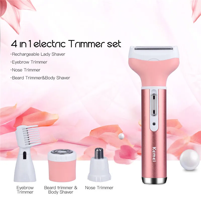 220 240v Rechargeable Women Epilator Electric Shaver Razor Wool