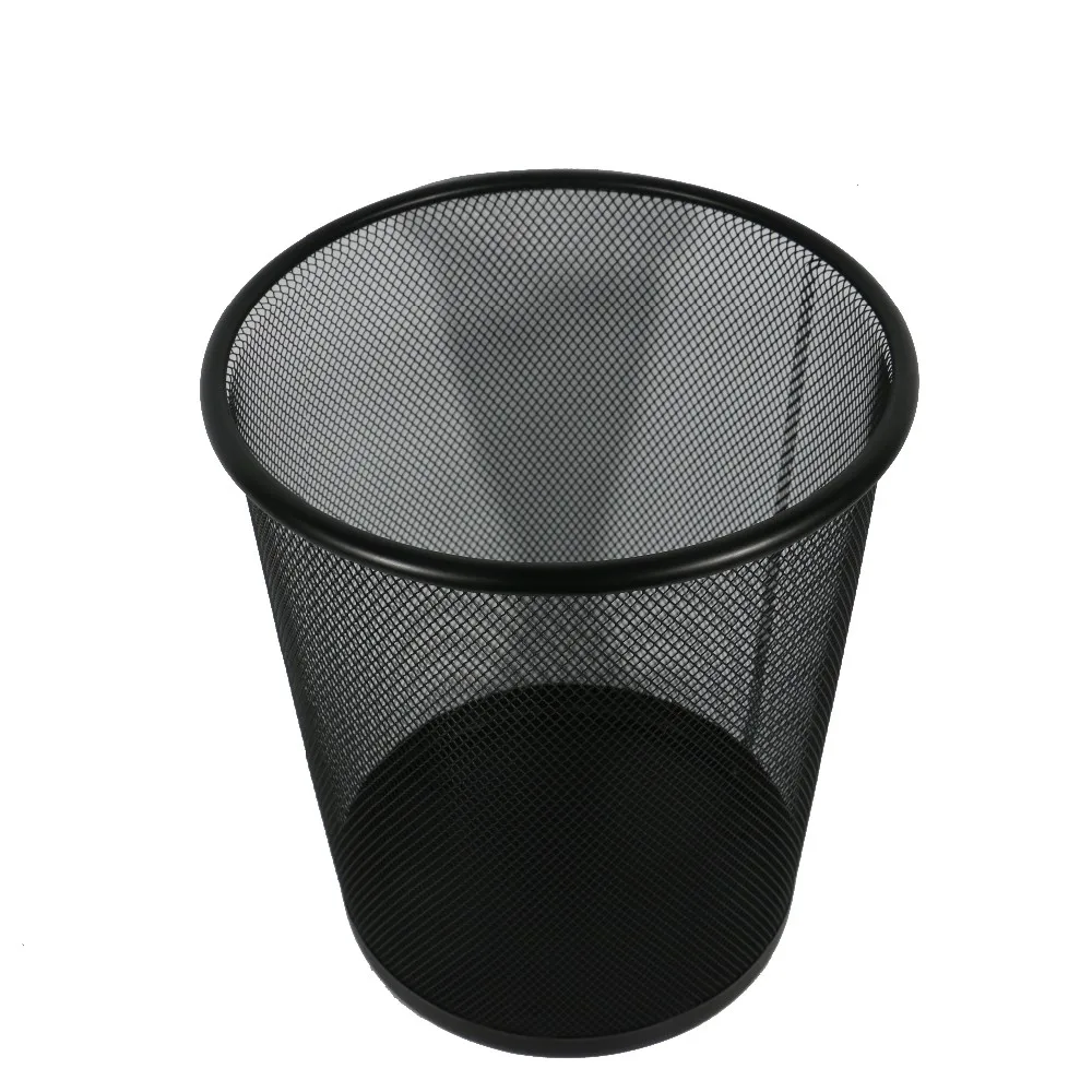 black durable steel wire Garbage Paper Clutter Basics Mesh Trash Can Waste Basket
black durable steel wire Garbage Paper Clutter Basics Mesh Trash Can Waste Basket