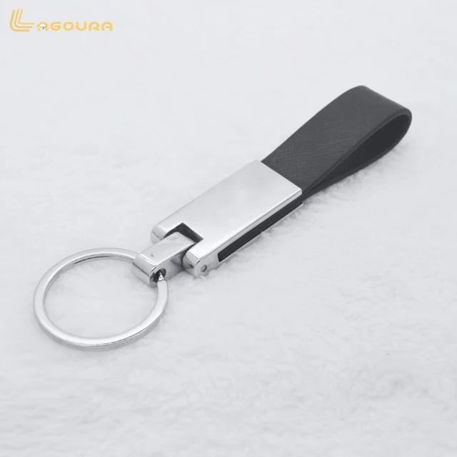 custom leather keychain