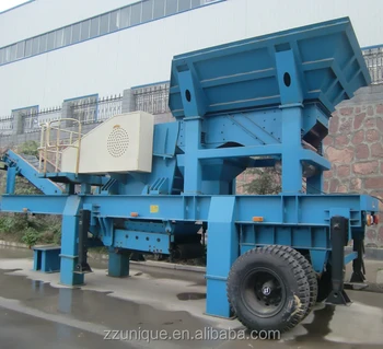 Low Cost Small Portable Jaw Crushing Plant 50TPH Capacity