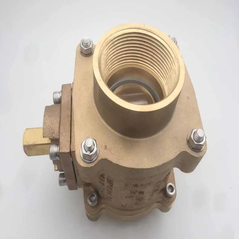 2" 3" Elkhart Brass Bronze Body Stainless Steel Ball Manual and Remote