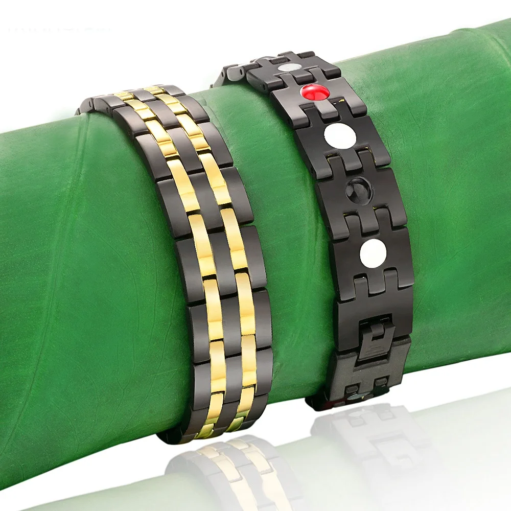 Modalen wholesale fashion jewelry custom magnetic bracelet men stainless steel bracelet for men, Customized color
Modalen wholesale fashion jewelry custom magnetic bracelet men stainless steel bracelet for men, Customized color