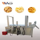 Banana plantain potato chips fryer / french fries frying machine/ chicken industrial fryer machine