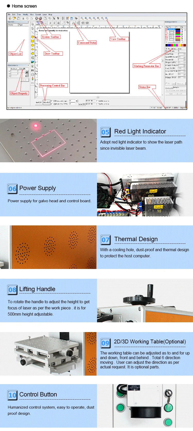 laser marking machine for metal