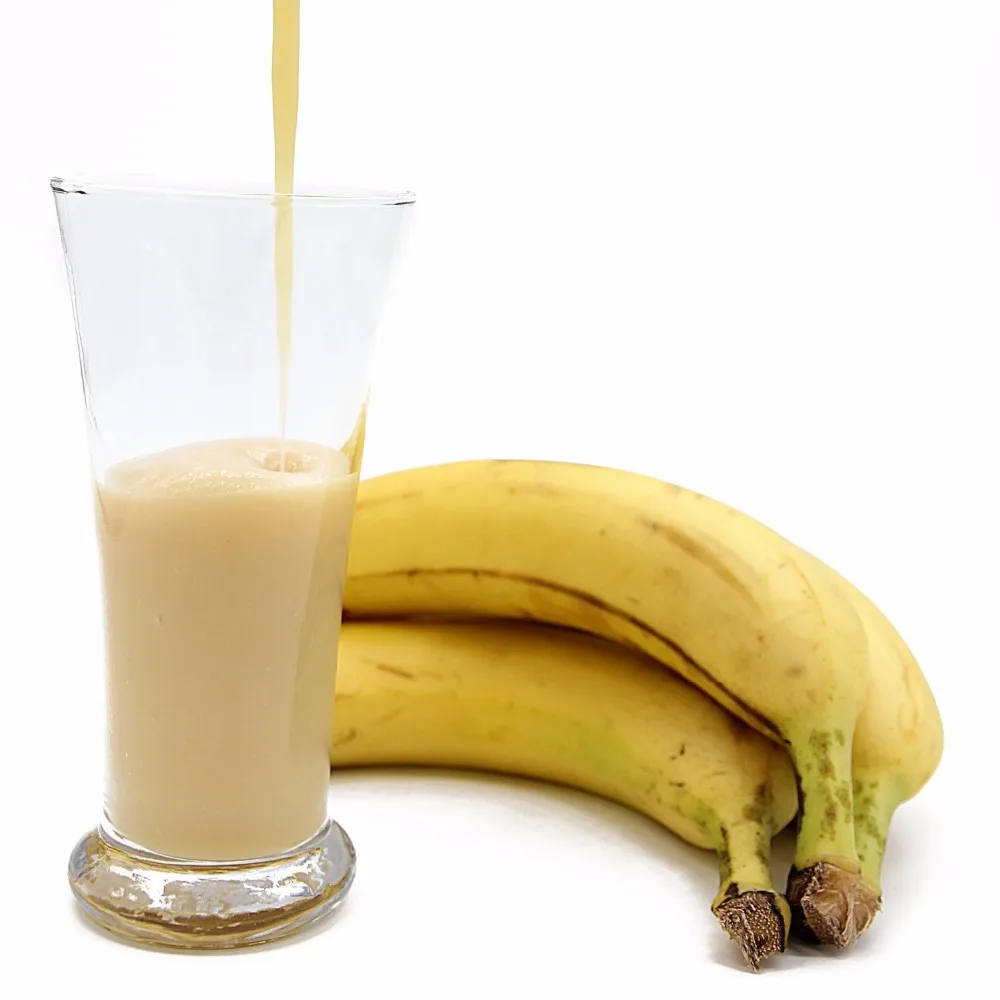 banana puree, banana juice in drum