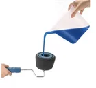 Paint Runner Pro Roller Wall Brush Handle Painting Room Edger Flocked Set tool 8