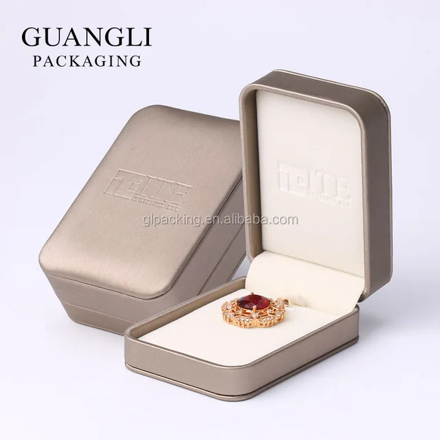 hot selling pu leather jewelry packing pendant gift box