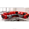 red leather recliner sofa/quilted leather sofa