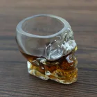 Drinkware type and skull head shot glasses for bar