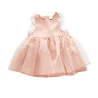 Wholesale children tulle dresses Summer kids tutu dresses baby girls dresses for kids set wear