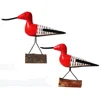 Europe style wooden crafts handmade seabird display for house decoration (SDMF006) Creative practical love birds