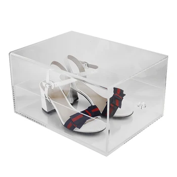 New Products Acrylic Shoe Display Box Clear Shoe Box Storage