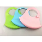 baby bib mom's care long sleeve waterproof silicon printing baby bib