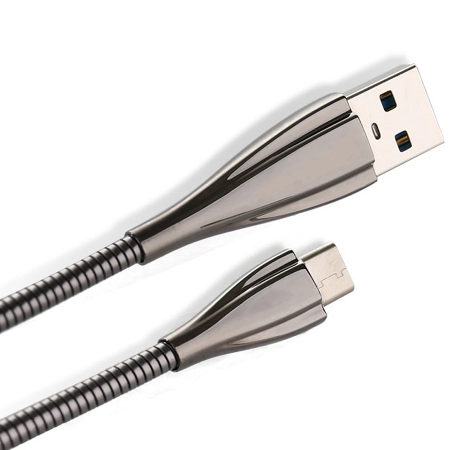 2019 Manufacturer Direct Customized 1m Cell Phones Durable Metal Charger Cable, Gold/silver/gun-color+gun-color alloy
2019 Manufacturer Direct Customized 1m Cell Phones Durable Metal Charger Cable, Gold/silver/gun-color+gun-color alloy