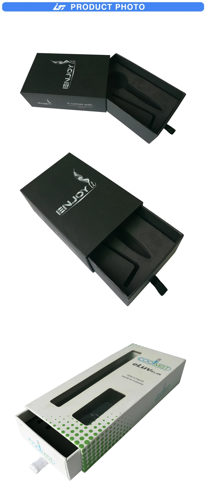 kraft cardboard gift packaging sliding paper drawer box