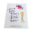 Custom Print First Year Baby Memory Book and Baby Journal