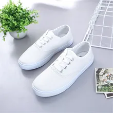 New Design Low Heel Flat Shoes Women Casual Comfort Canvas Shoes For Women