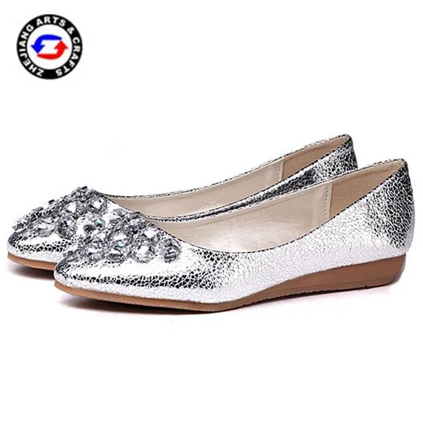 2014 wholesale cusp and flap slip-on comfortable PU shoes for women
