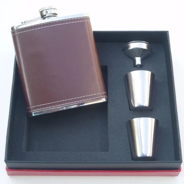 hotsell best selling portable hip flask gift set for alcohol