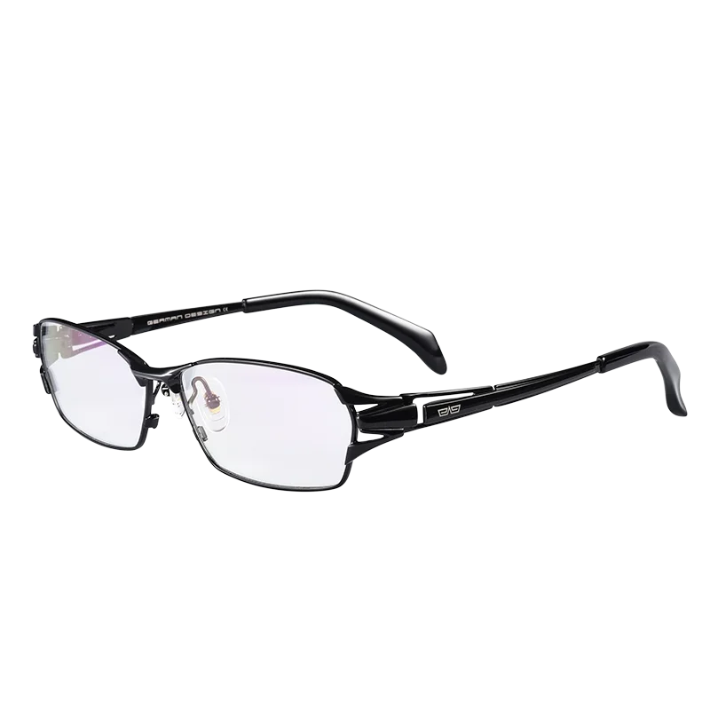 Caponi Men Pure Titanium Eyeglasses Frame Business Glasses Fashion Full Frame Optical Frame 1190, Black/gun
Caponi Men Pure Titanium Eyeglasses Frame Business Glasses Fashion Full Frame Optical Frame 1190, Black/gun